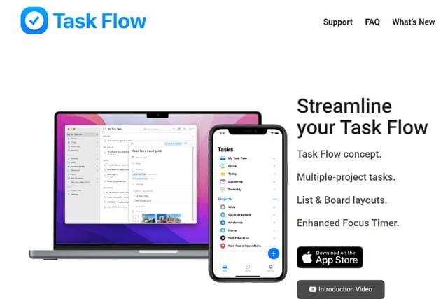 SaaS Dashboard for TaskFlow
